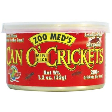 CAN O' CRICKETS MINI SISE (200/CAN)