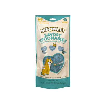 MEOWEE SPOON TUNA,CHICKEN AND DUCK, 4TB, 56GR