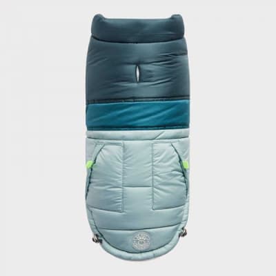 GF PET CHAQUETA RETRO PUFFER CELESTE