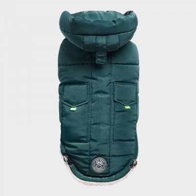 GF PET PARKA SUPER PUFF VERDE AZULADO