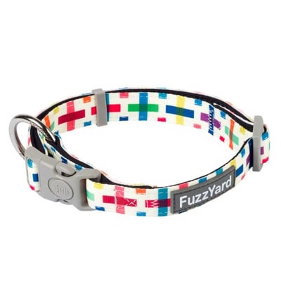 FUZZYARD DOG COLLAR - JENGA