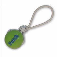 PLANET DOG FETCH BALL CON CUERDA