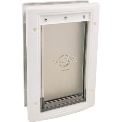 PUERTA PERRO WHITE MEDIUM (21 X 32 CM.)