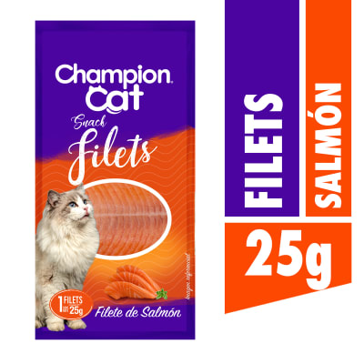 CHAMPION CAT FILETS SALMON 25GR1