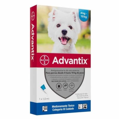 ADVANTIX PIPETA 4 - 10 KG