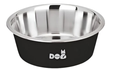 KUMAR PLATO PERROS NEGRO 1600 ML