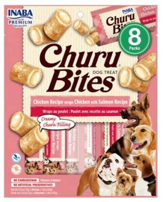 IB CHURU BITES CHICKEN RECIPE WRAPS CHICKEN WITH SALMON, 96 GR1