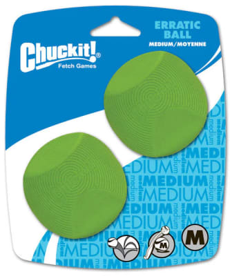 CHUCKIT PELOTA ERRATIC 2PK M