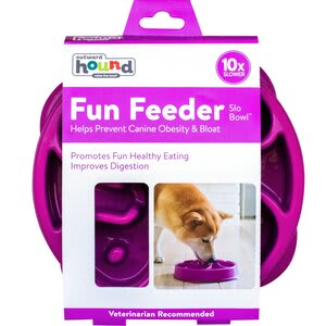 OUTWARD HOUND COMEDERO LENTO M PURPURA1