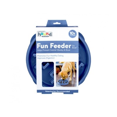 OUTWARD HOUND COMEDERO LENTO M AZUL