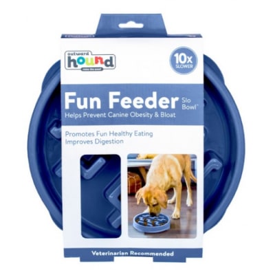 OUTWARD HOUND COMEDERO LENTO L AZUL