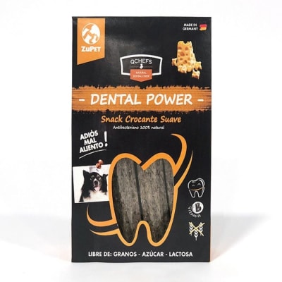 QCHEFS DENTAL SNACK CROCANTE SUAVE PERRO (75 GR)1