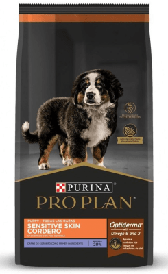 PRO PLAN CACHORRO PIEL SENSIBLE CORDERO RAZA MED/LAR 3KG