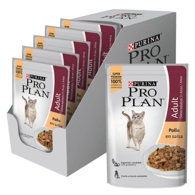 PRO PLAN POUCH CAT CHKN 85 GR (CAJA 15 UNI)1