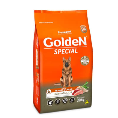 GOLDEN SPECIAL PERROS ADULTOS POLLO Y CARNE 15KG