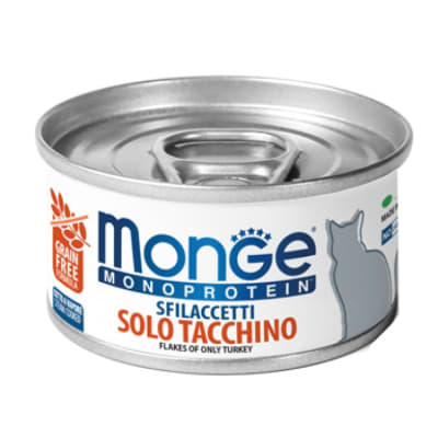 MONGE MONOPROTEIN FLAKES PAVO 80GR