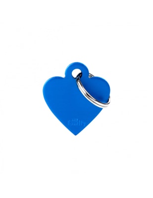SMALL HEART ALUMINUM BLUE