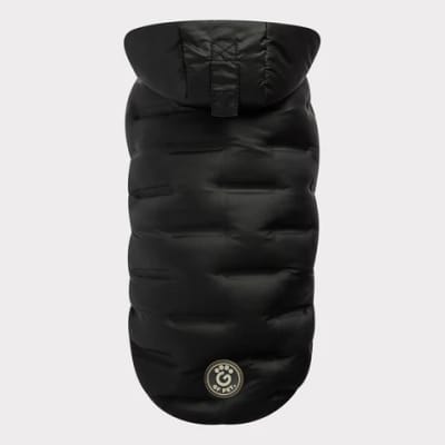 GF PET PARKA CLOUD  BLACK L