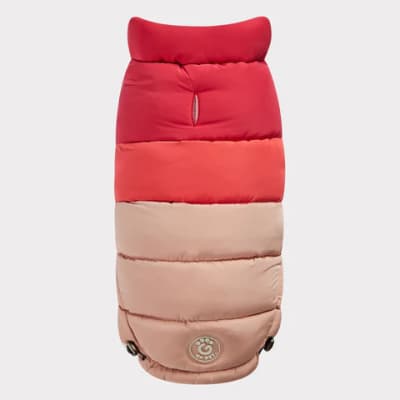 GF PET CHAQUETA COLOR BLOCK PUFFER PINK M