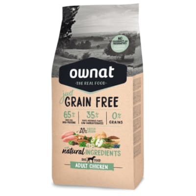 OWNAT JUST GRAIN FREE ADULT CHICKEN DOG 14 KG