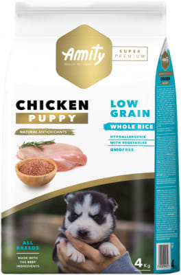 AMITY SP LOW GRAIN CHICKEN PUPPY 4 KG