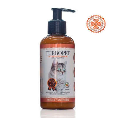 ACONDICIONADOR GATO TURBOPET 250ML NANOCOBRE