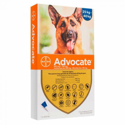 ADVOCATE 2.5% PERRO PIPETA 25-40KG