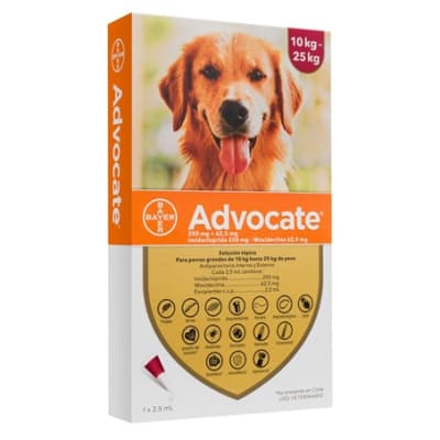 ADVOCATE 2.5% PERRO PIPETA 10-25KG