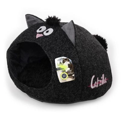 AFP CATZILLA CAMA MEOW CAT NEGRA