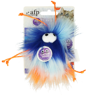 AFP FURRY BALL FLUFFER NARANJA1