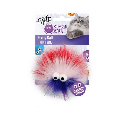 AFP FURRY BALL FLUFFY BALL ROJO1