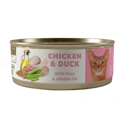AMITY CHICKEN AND DUCK ADULT CAT WET FOOD 80 GR