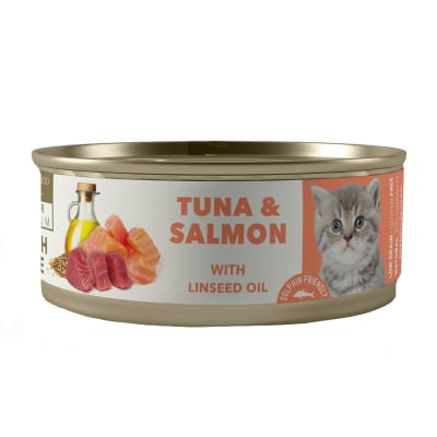 AMITY TUNA AND SALMON KITTEN WET FOOD 80 GR
