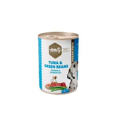 AMITY TUNA AND GREEN BEAS ADULT DOG WET FOOD 400 GR1