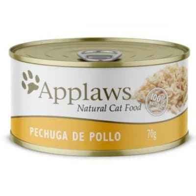 APPLAWS GATO PECHUGA DE POLLO CON CALDITO, 70 GR