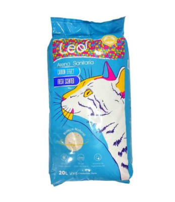 ARENA LEO BLANCA CON CARBON 17KG