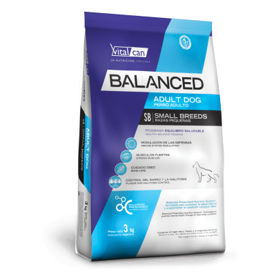 BALANCED PERRO ADULTO RAZA PEQUEÑA 3KG