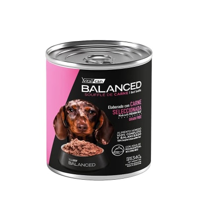 BALANCED PERRO LATA CACHORRO CARNE 340GR