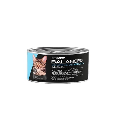 BALANCED GATO LATA ADULTO MERLUZA 85GR