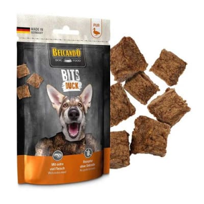 BELCANDO SNACKS BITS DUCK 90GR1