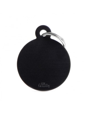 BIG ROUND ALUMINUM BLACK