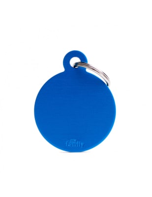 BIG ROUND ALUMINUM BLUE