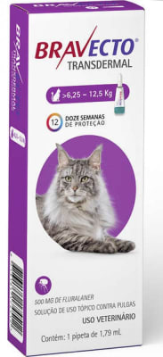 BRAVECTO GATOS 6,25 - 12,5 KG