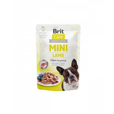 BRIT CARE MINI LAMB FILLETS IN GRAVY 85 G1