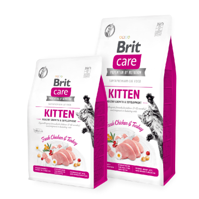 BRIT CARE CAT GRAIN-FREE KITTEN HEALTHY GROWTH & DEVELOPMENT