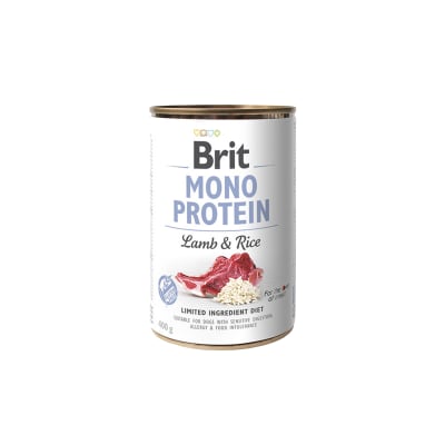 BRIT MONO PROTEIN LAMB & RICE 400 GR