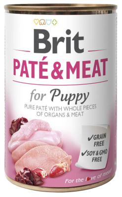 BRIT PATE & MEAT PUPPY 0,4 KG1