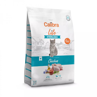 CALIBRA CAT LIFE ESTERILIZADO POLLO