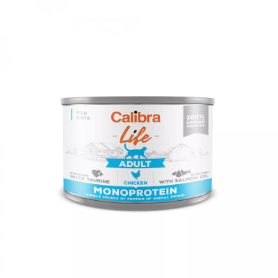 CALIBRA CAT LIFE ADULTO LATA POLLO 200GR