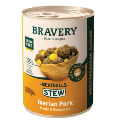 BRAVERY MEATBALLS STEW IBERIAN PORK WET FOOD 415GR1